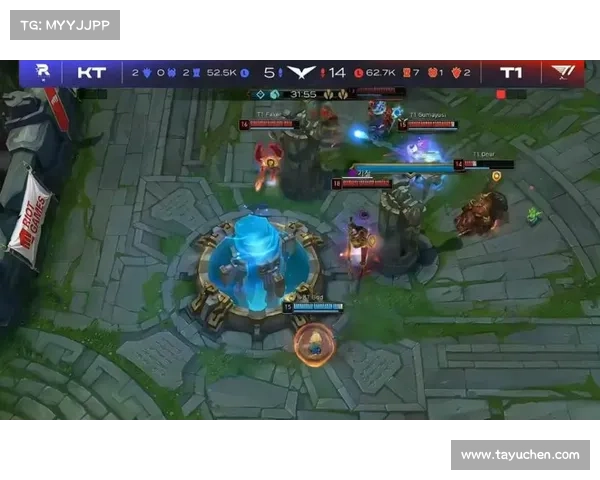 Bdd安妮闪现开团完美控场 KT经济差破万压制T1全面胜利